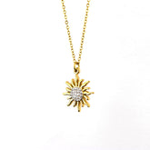 Radiant Sunburst Pendant